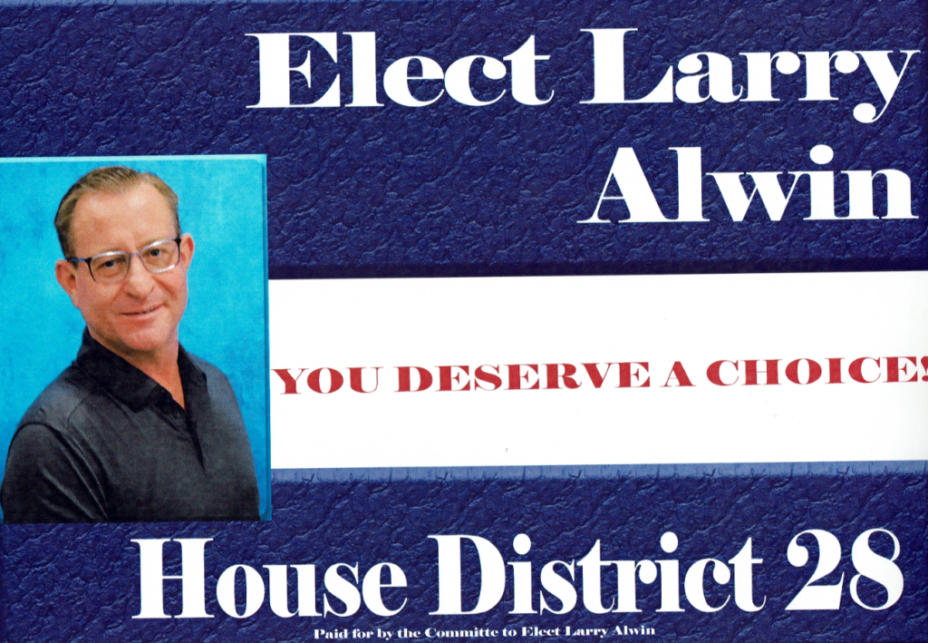 Vote for Larry Alwin for Wyoming House District 28